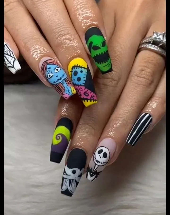 nightmare before christmas sally nails 047 b2281a01b1