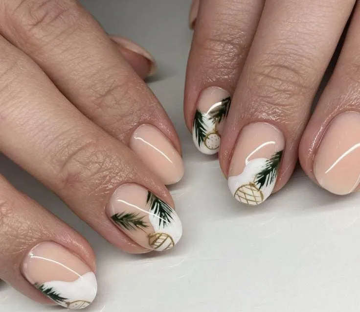 nude christmas nails 028 7762564a29