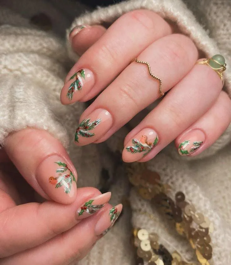 nude christmas nails 029 8dcd49380b