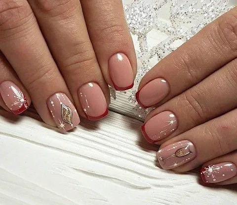 nude christmas nails 033 7998aa8511