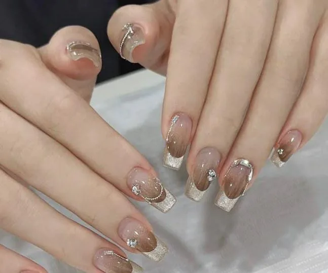 nude french tip nails 007 28e438eea7