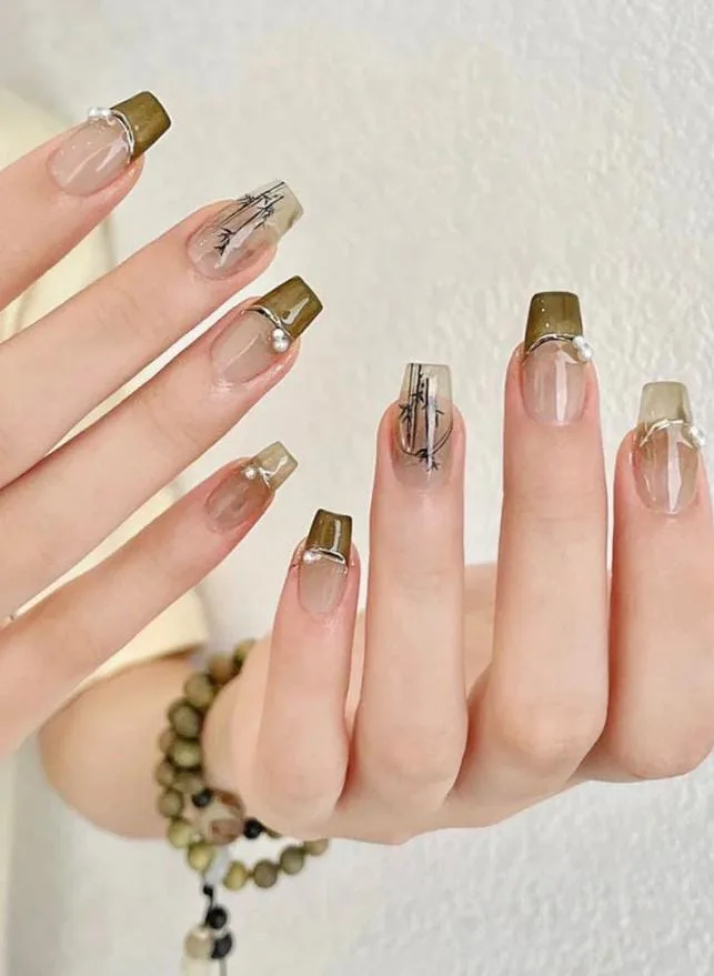 nude french tip nails 021 75af6110da