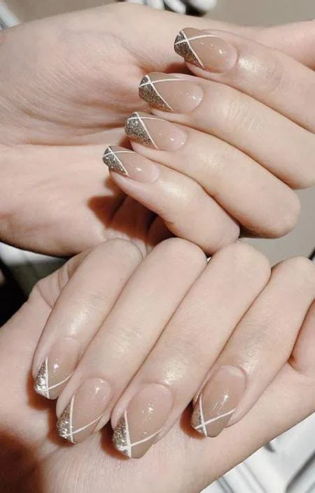 nude french tip nails 029 ca03f0773f