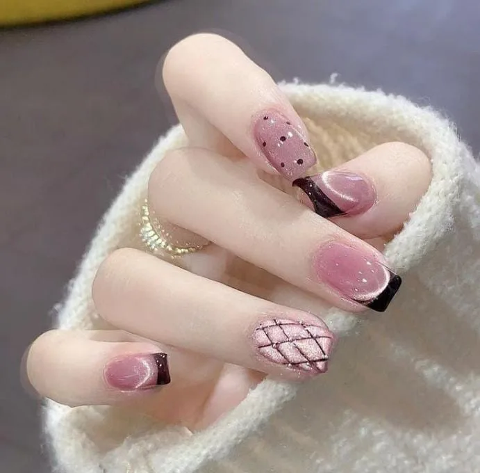 nude french tip nails 039 e090abb8d6