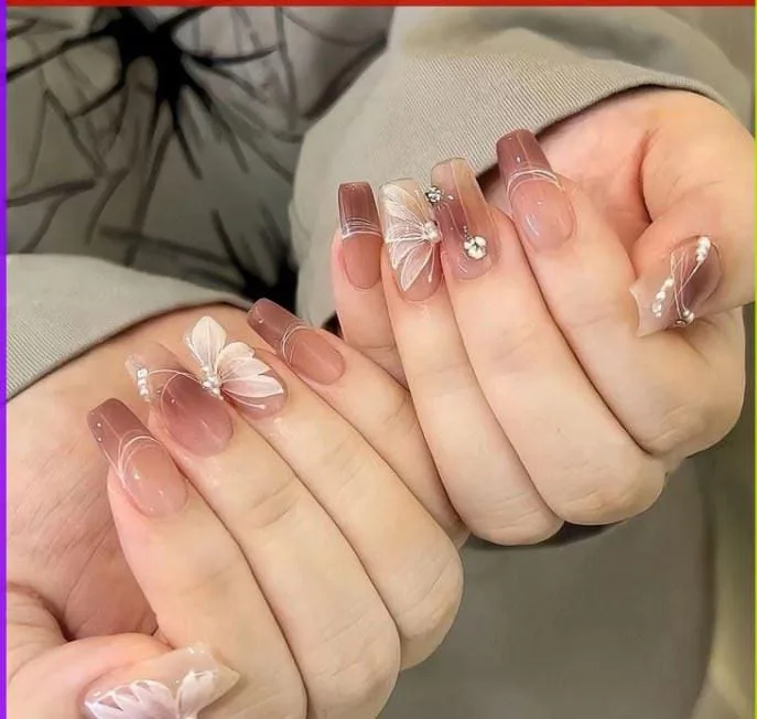 nude french tip nails 052 b0d2d7e670