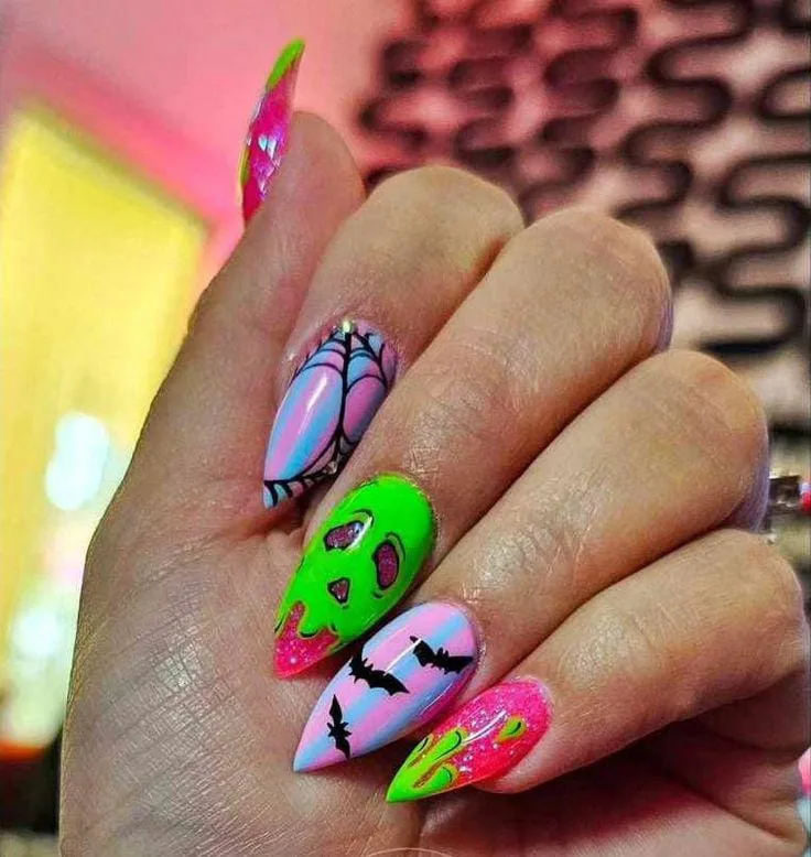oogie boogie nails 008 8281986841