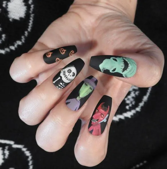 oogie boogie nails 030 fc781c8310
