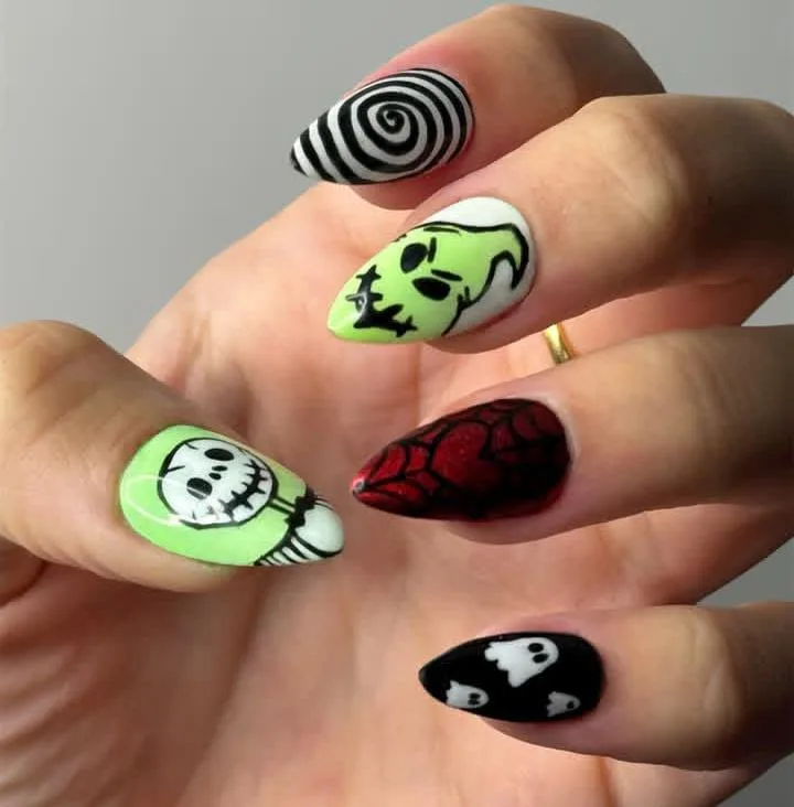 oogie boogie nails 039 9e3f366042