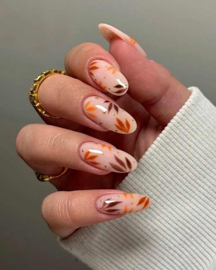 orange fall nails 015 3fc7a542fd