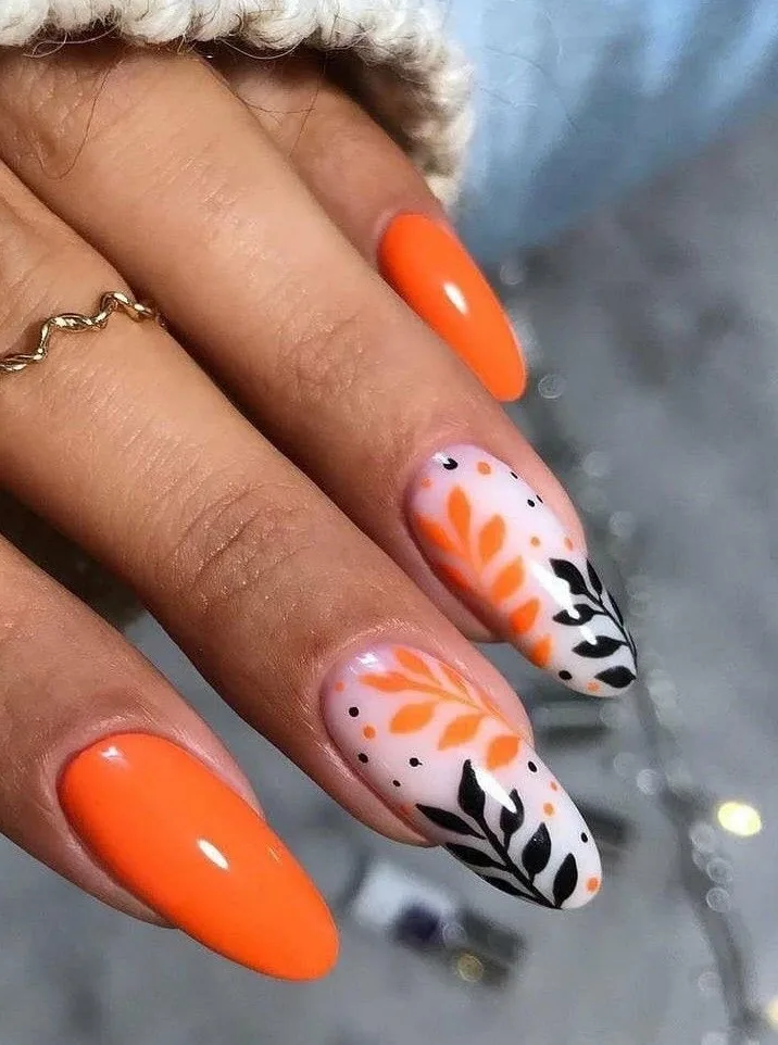 orange fall nails 024 4816975d6f