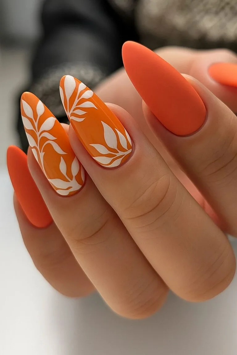 orange fall nails 026 549fe3ed7b