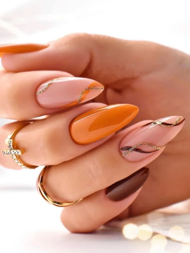 orange fall nails 038 4e9160bab6
