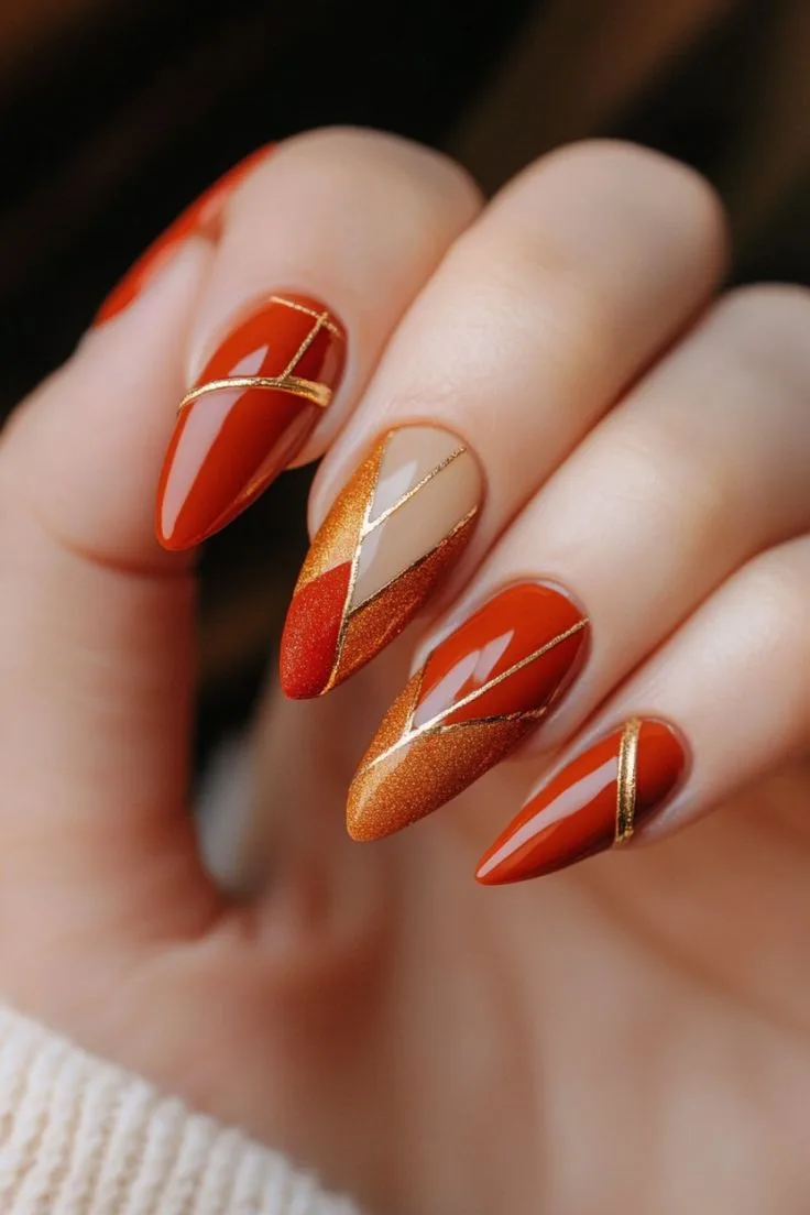 orange fall nails 042 68a4924358