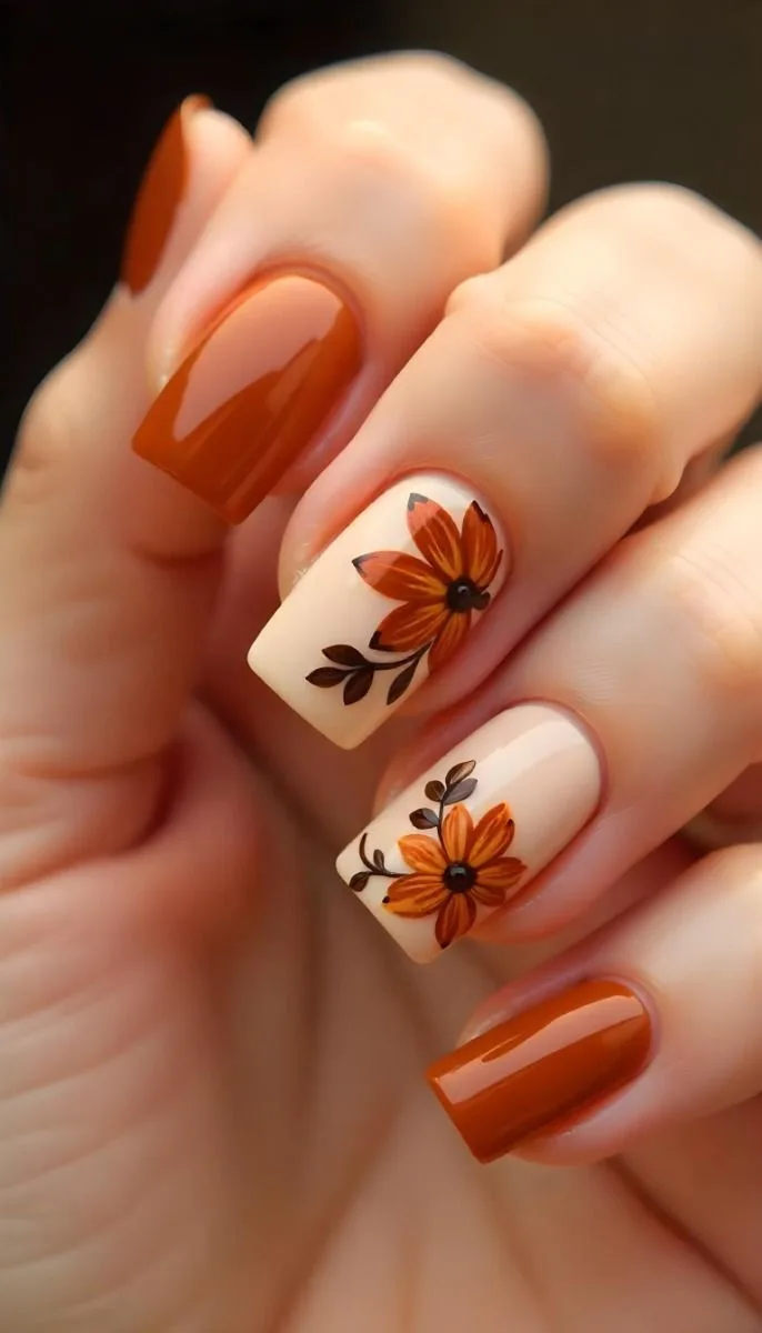 orange fall nails 045 9197747d14