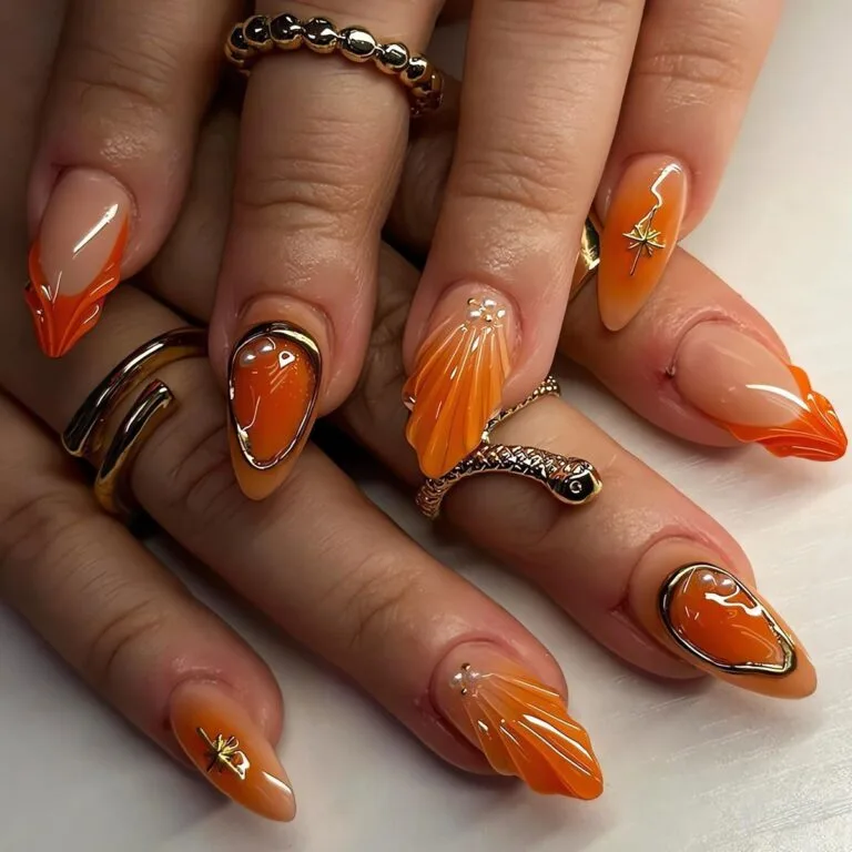 orange fall nails 046 2212510f7a