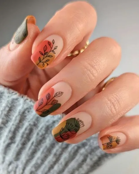 orange fall nails 047 1aa4b7a02f