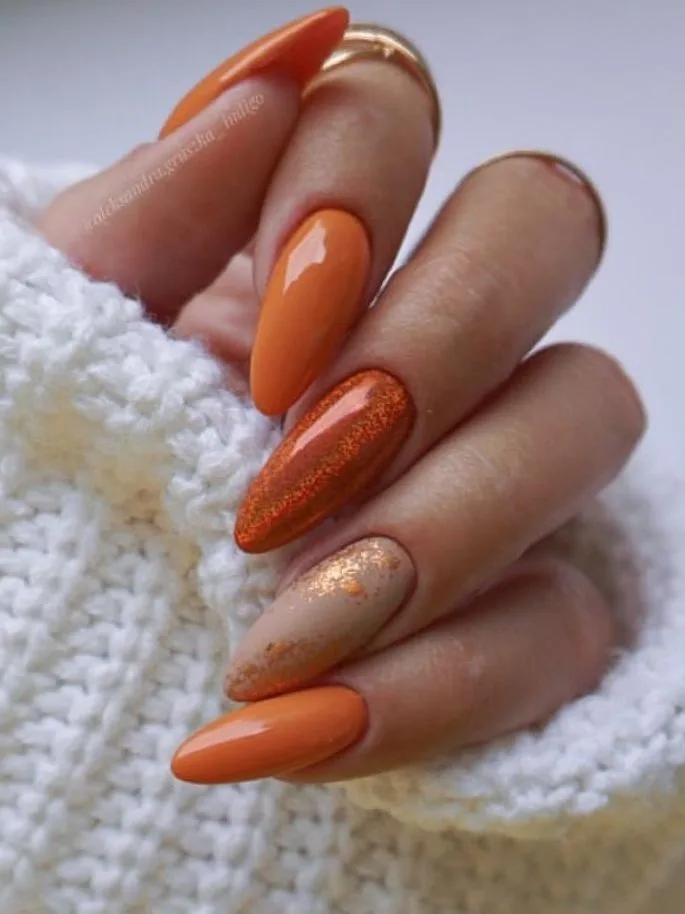 orange fall nails 050 33be2c5427