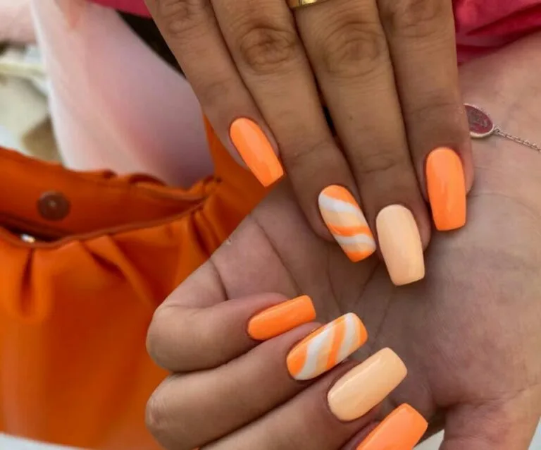 orange halloween nails 018 7b4623f049