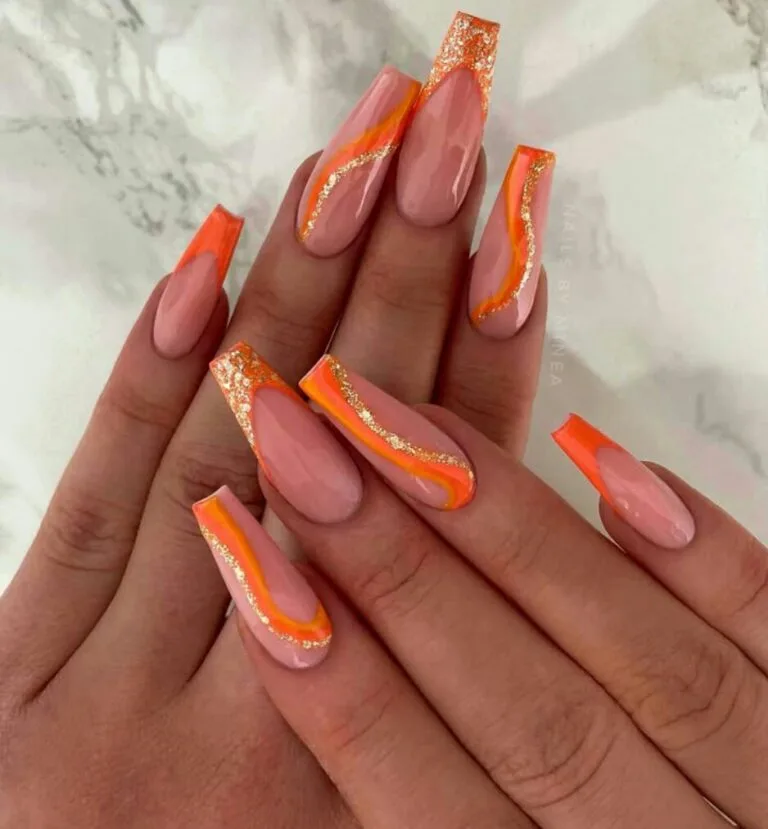 orange halloween nails 041 d8e10c0cc1