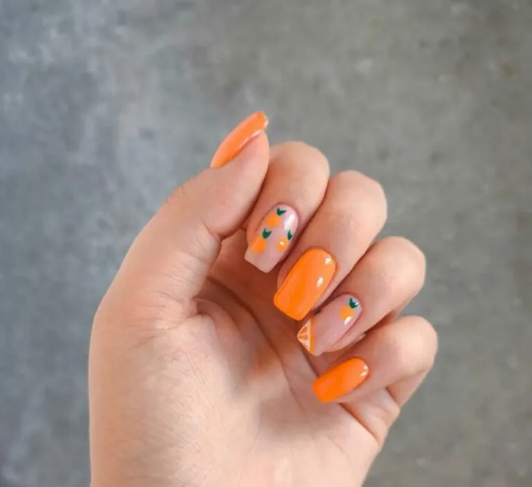 orange halloween nails 048 ae5fbf4df5