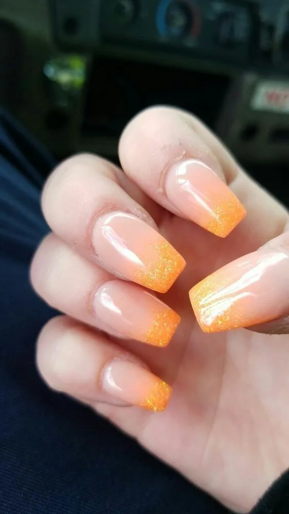 orange ombre nails 006 91abdcbb30