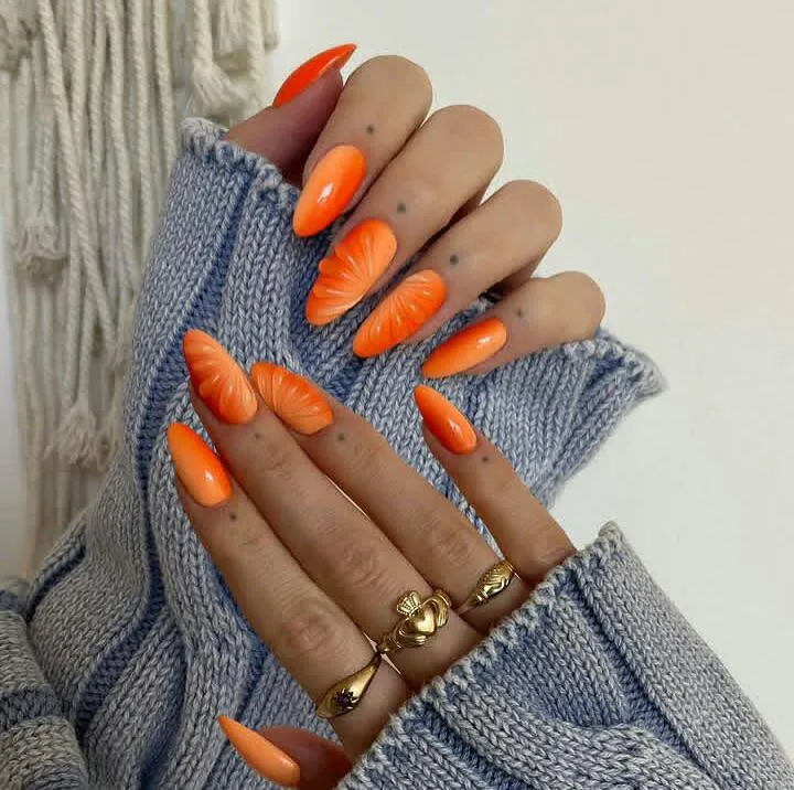 orange ombre nails 007 dfcc4be951