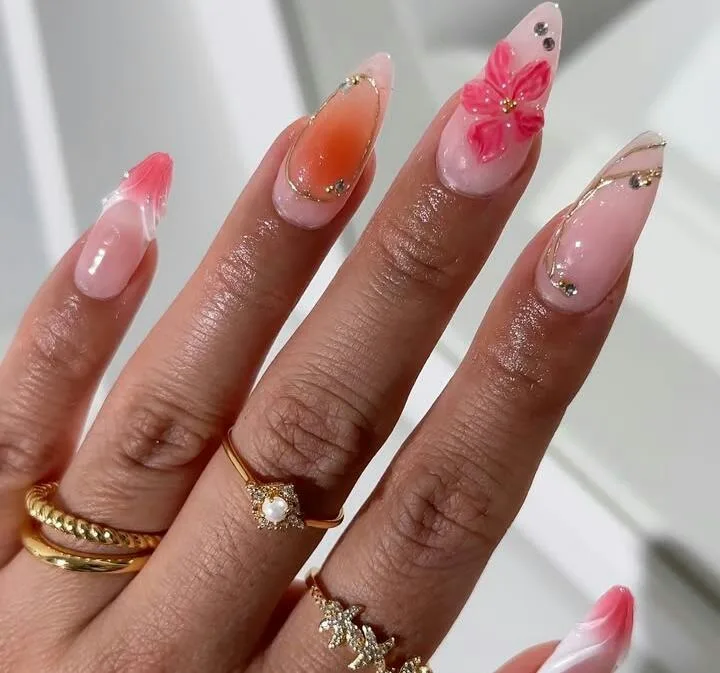 orange ombre nails 019 d257a35bf7