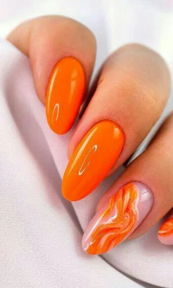 orange ombre nails 032 47ae82c0ff