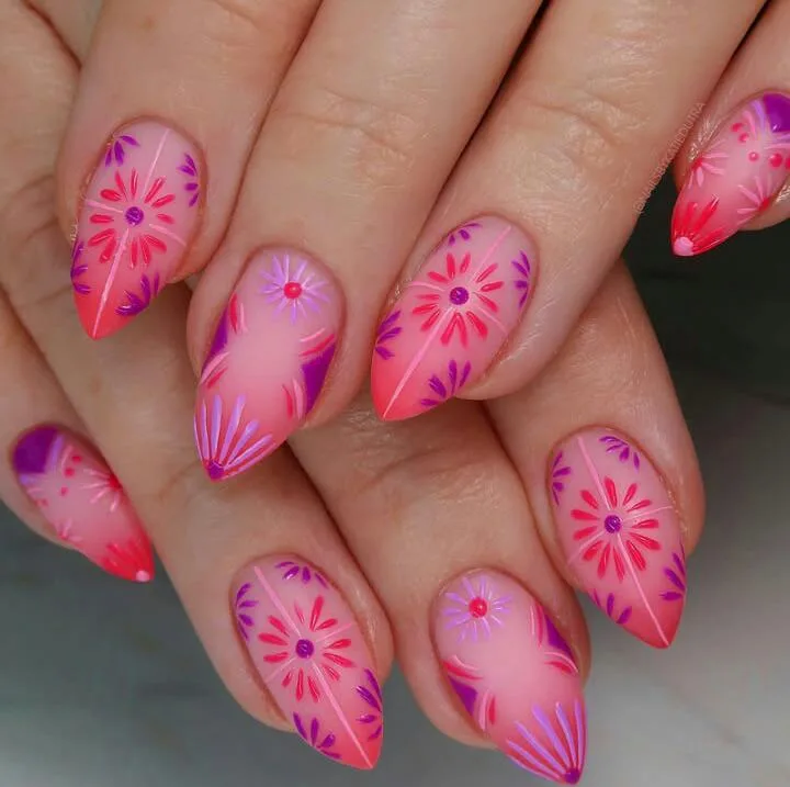 orange ombre nails 035 01e60a8ee0