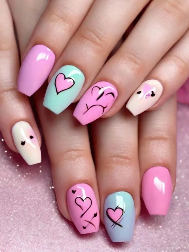 pastel valentines nails 013 90e0d12fc4