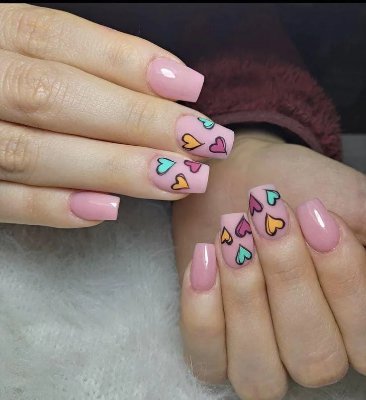 pastel valentines nails 029 bb1aa8719b