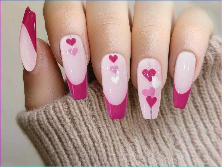 pastel valentines nails 036 926ea0c721