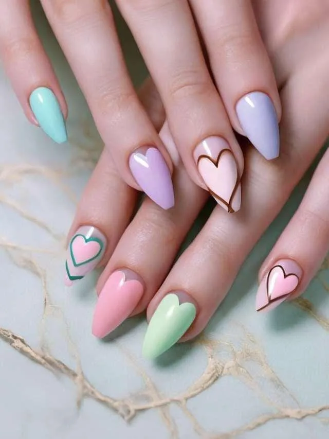 pastel valentines nails 046 17cd09b479