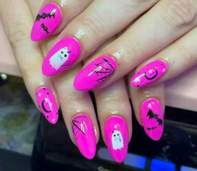 pink halloween nails 006 26daea88d4