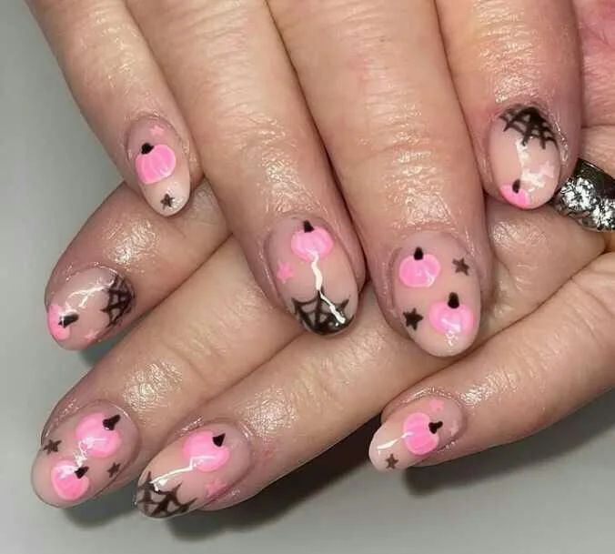 pink halloween nails 007 406dd9e458