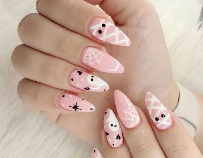 pink halloween nails 013 8f1d45ca30