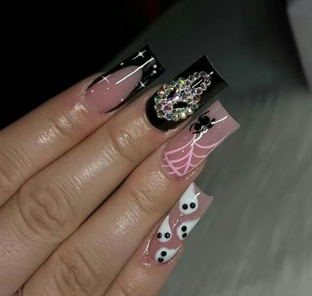 pink halloween nails 037 a46eecccf4