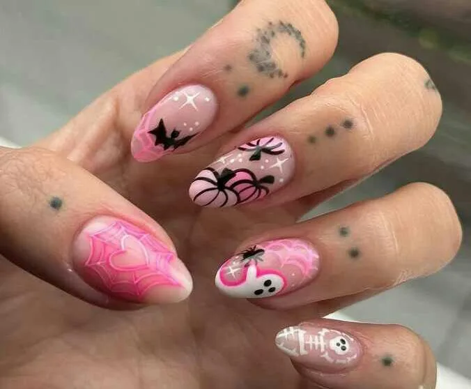 pink halloween nails 049 820a2b6aa6