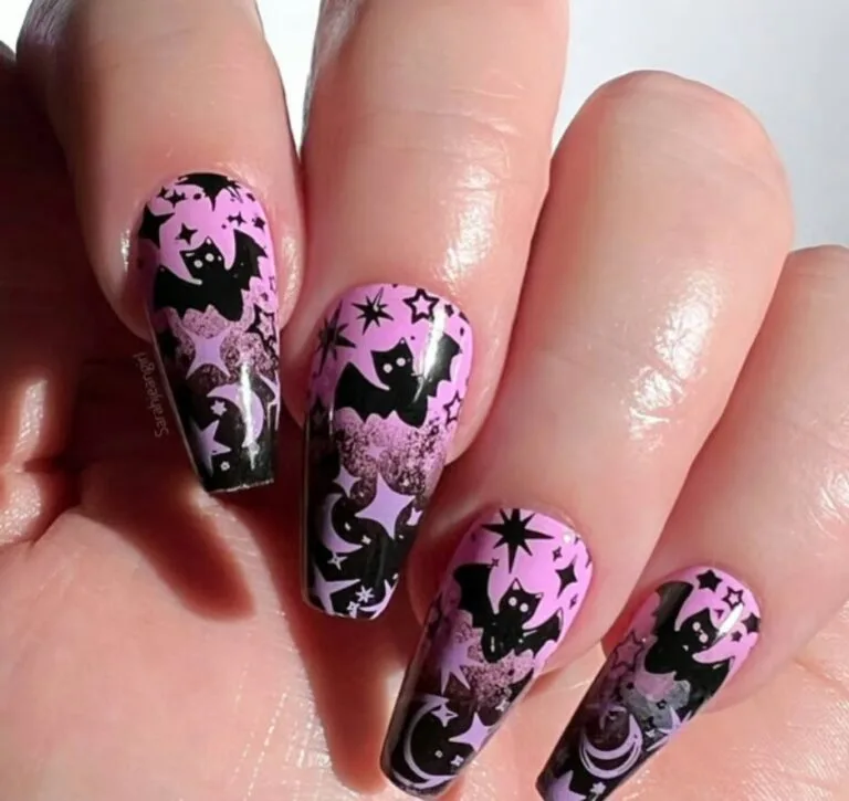 purple halloween nails 040 29798533b2