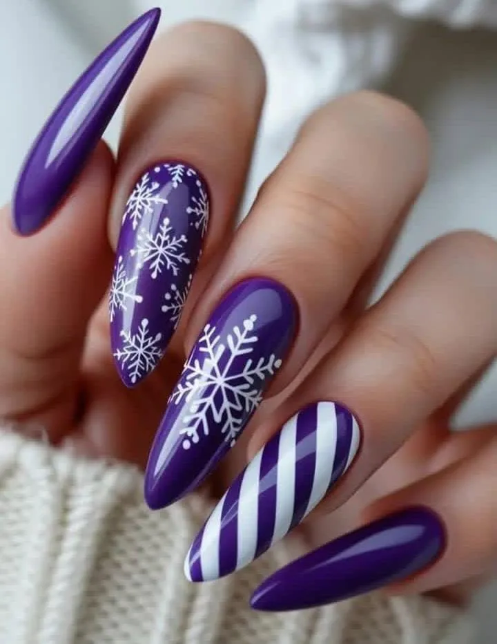 purple winter nails 041 e018346409
