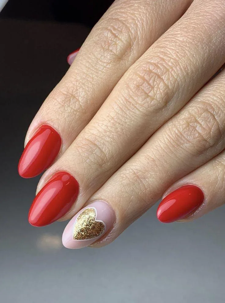 red and gold valentines nails 005 5a24948249
