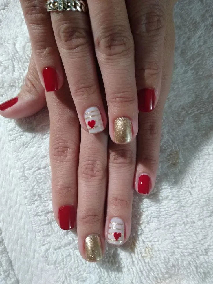 red and gold valentines nails 013 40a6bdcfd8