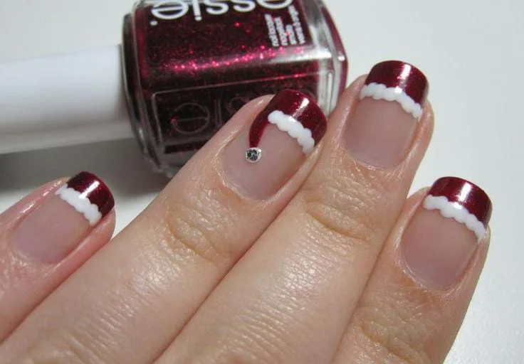 santa hat nail designs 008 ab125f84dc