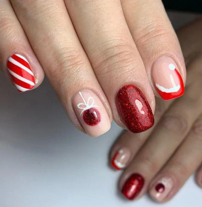 santa hat nail designs 012 6c3f9b6b32