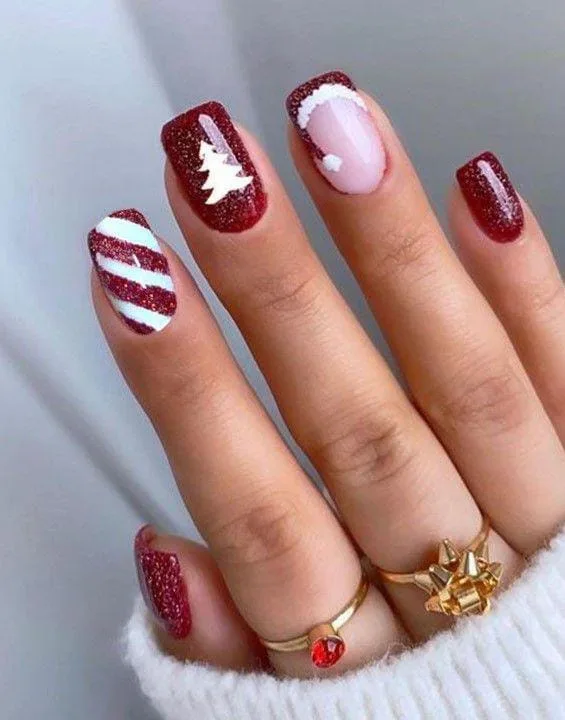 santa hat nail designs 018 4272e222c9