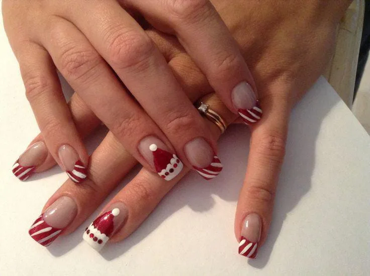 santa hat nail designs 023 a26c4a96ce