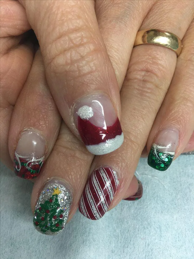 santa hat nail designs 028 2f4a6a4cd8