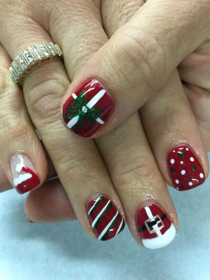 santa hat nail designs 029 a6445cb637