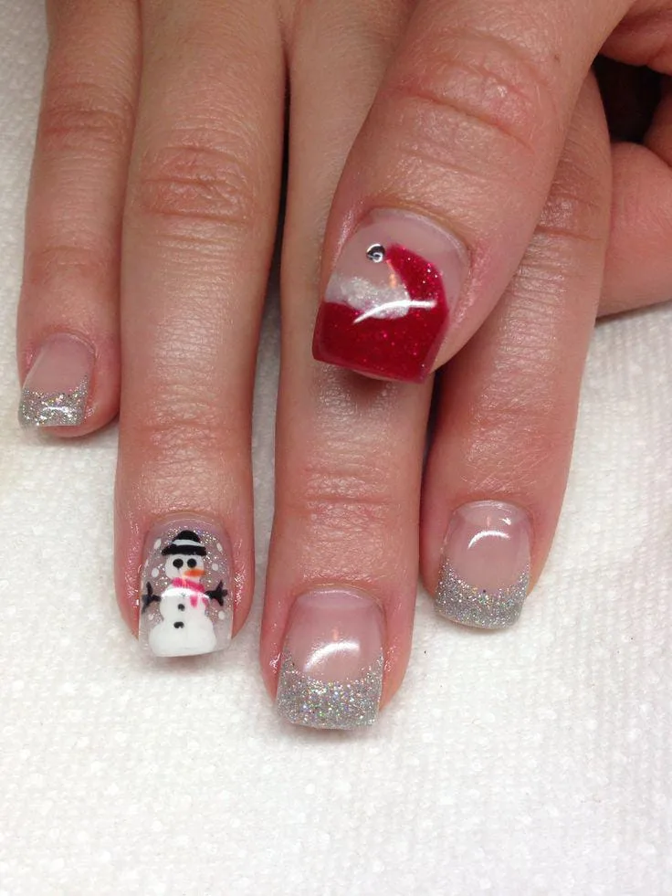 santa hat nail designs 032 560374704b