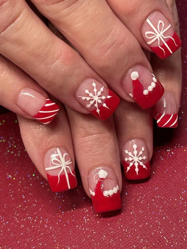 santa hat nail designs 034 652e61ad5a